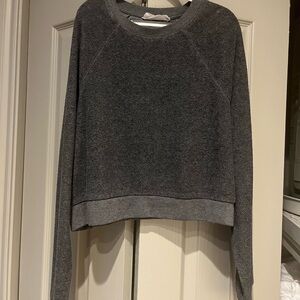 Double Zero Charcoal Crew Neck Sweater